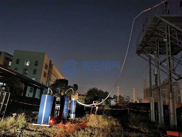 电缆震荡波局放试验