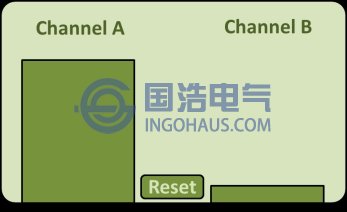 A,B两传感器检测信号对比图